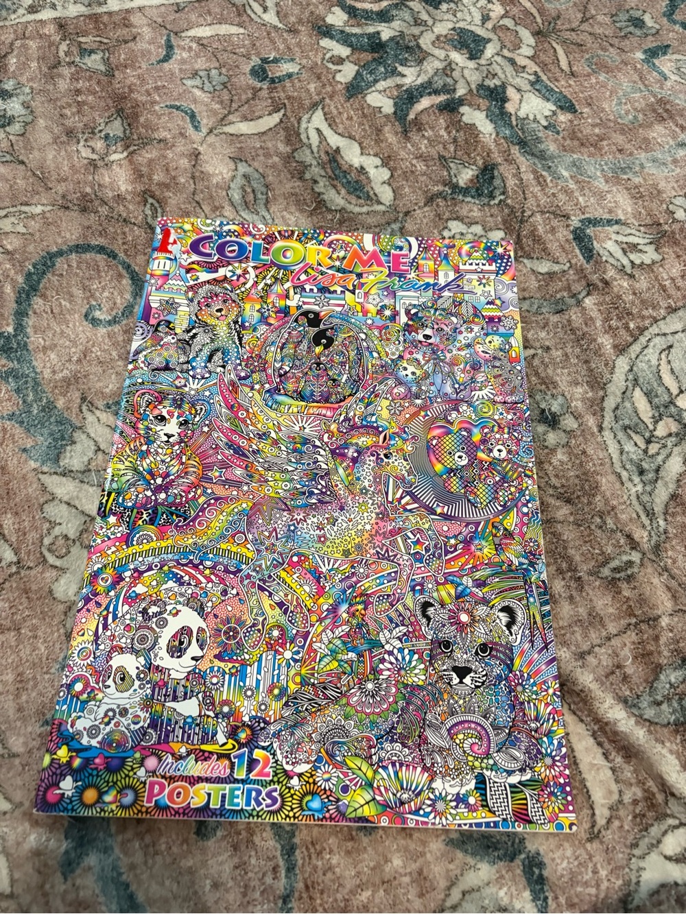 Lisa Frank Coloring Book Color Me 12 Posters